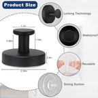 4 PCS Suction Cup Hooks for Shower, Hooks for Inside Shower, Removable Towel - Image 2