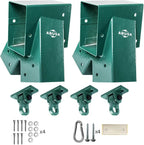 Heavy Duty Swing Sets Brackets Including 2 A-Frame Swing Set Brackets and 4 by ABUSA
