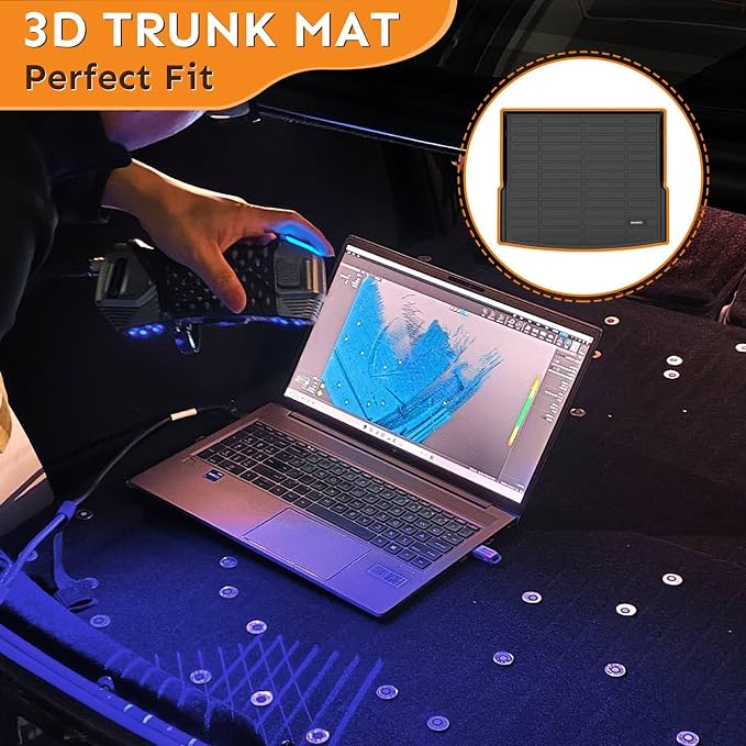 Binmotor-All Weather Floor Mats Cargo Liner Set - Image 3