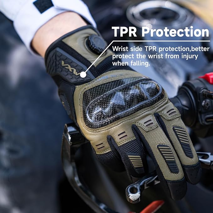 VXW High Protection Motorcycle Gloves - Image 6
