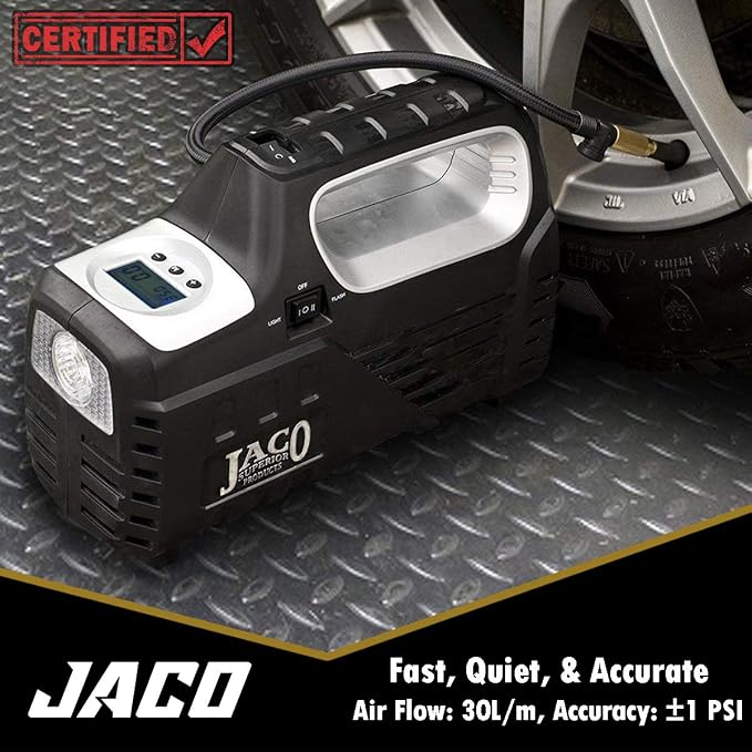 JACO SmartPro 2.0 AC/DC Digital Tire Inflator Pump - Image 2