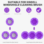 XINDELL 5 Pack Microfiber Pads – Replacement Heads Cover - Image 3