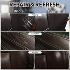 Dark Brown Leather Recoloring Balm, Leather Couch Scratch/Stain Remover - Image 3