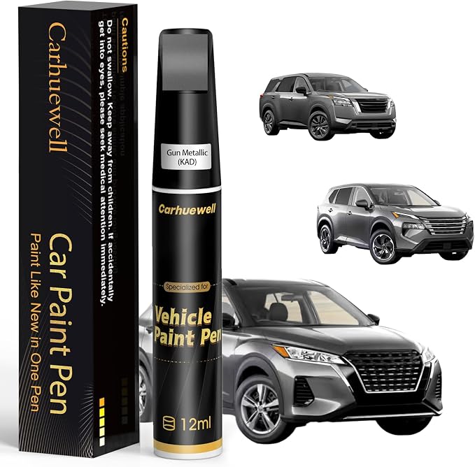 Gun Metallic Touch Up Paint Compatible by Carhuewell