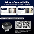 Wireless Carplay Adapter & Android Auto 2025 Upgrade Wired CarPlay to Wireless - Image 7
