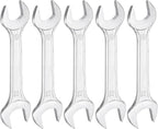 HARFINGTON 5pcs Double Open End Wrench 19mm x 22mm Metric 15 Degree Offset by HARFINGTON