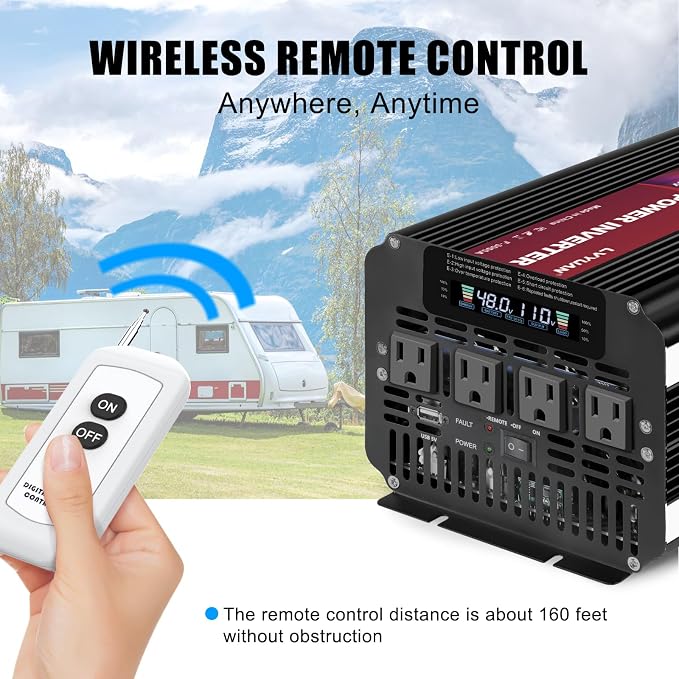 LVYUAN 5000 Watt Power Inverter 48V to 110V 120V - Image 5
