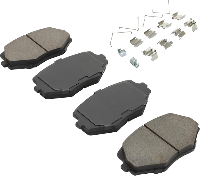 Premium Ceramic Front Brake Pads Compatible - Image 2
