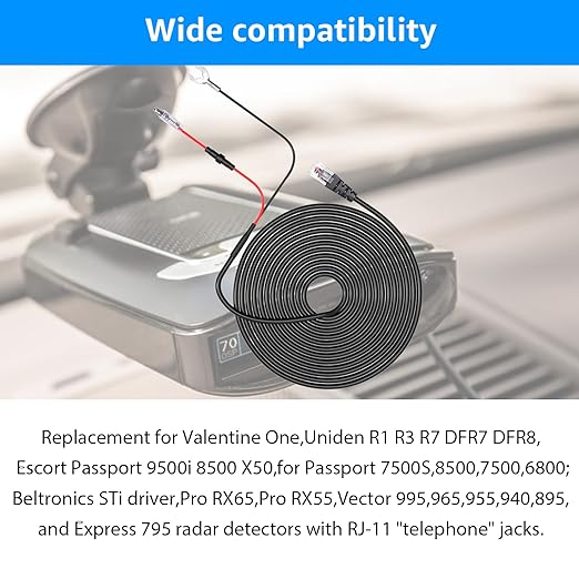 Radar Detector Hardwire Kit, Compatible - Image 5