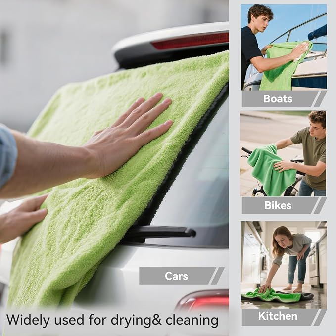 1400GSM Car Drying Towel, Microfiber Towels - Image 6