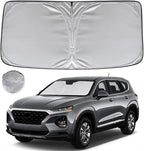 KAYZT Windshield Sun Shade for 2019-2025 2026 Hyun-dai Santa Fe Foldable by KAYZT
