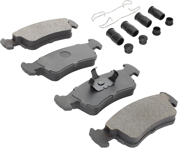 Premium Semi-Metallic Front Brake Pads Compatible - Image 2