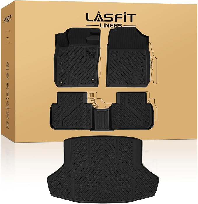 LASFIT Floor Mats & Trunk Mat for 11th Gen Honda Civic 2026 2025 2024 2023 2022 by LASFIT