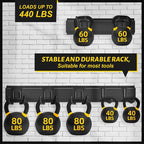 Garage Tool Organizer Wall Mount, 48 Inches Garden Tool Organizer - Image 2