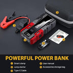 001B 3500A Car Jump Starter Battery Pack, 12V Car Charger Jump Starter Portable - Image 7