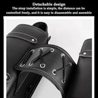 Motorcycle Saddlebags, Scooter Powersports Faux Leather Saddle Bags Motorcycles - Image 5