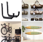 HOME MASTER HARDWARE Heavy Duty 9" Jumbo Arm Garage Wall Hooks 4 Pack – 50Lbs - Image 8
