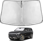 for Rivian R1S 2022-2024 2025 Windshield Sunshade Compatible by EcoNour