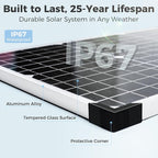 Solar Panel Kit 50W 12V with MPPT Controller, Solar Battery Trickle Charger - Image 3