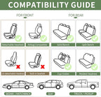 Front Car Seat Covers, Waterproof Leather Car Seat Covers, Comfortable - Image 7