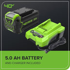 Greenworks 40V Cordless Brushless Leaf Blower/Vacuum - Image 9