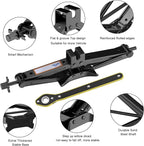 IMAYCC Scissor Lift Jack, Compact Car Jack Kit - Image 4