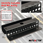 MUTUACTOR Magnetic Drill Bit Organizer, No Drilling Magnet Impact Drill Bit - Image 5
