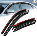 Auto Dynasty 4Pcs Carbon Fiber Pattern Window Visors Compatible by AutoDynasty