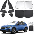 TINGLU Window Shades for Subaru Crosstrek 2018-2023 Accessories Car Side Full by TINGLU