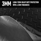 Garage Floor Mat, 16.4x3.2FT Diamond Plate Rubber Flooring Roll, PVC Non-Slip - Image 3