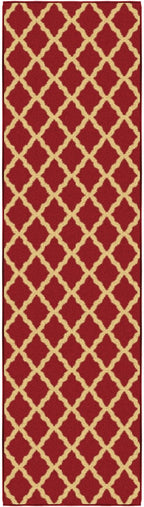 Ottomanson Hallway Runner Rug 1'10" x 7' Non Slip Trellis Area Rugs Easy to - Image 7