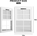 2 Pack 12" x 18"Shed Window, - Image 2