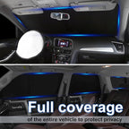 TINGLU Window Shades for Toyota Prius Hatchback 2010-2015 Accessories Full - Image 2