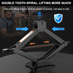 IMAYCC Scissor Lift Jack, Compact Car Jack Kit - Image 3