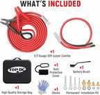 TOPDC 30FT Heavy Duty 0 Gauge Jumper Cables - Image 8