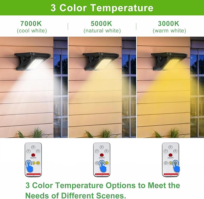 Tryme 118Leds Solar Lights Outdoor Clip Motion Sensor Lights Security Light 3 - Image 3