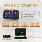 Auxbeam 8 Gang Switch Panel BA80, Universal Circuit Control Relay System Box - Image 2