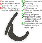 BearClaw Universal Hooks for Garage Shelving and Industrial Storage Racks - Image 4