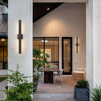 Black Modern LED Outdoor Wall Sconce 31.5" Long Outdoor Wall Lights Exterior - Image 3