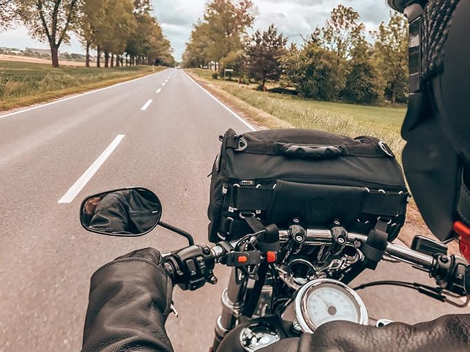 TUBE motorcycle travel luggage, made of waterproof Cordura and Italian leather - Image 7