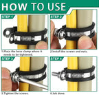 10pcs 1-3/4 Inch Stainless Steel & Rubber Coated Cushioned Insulated Cable - Image 3