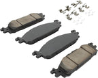 Premium Semi-Metallic Front Brake Pads Compatible - Image 2