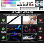 Dreamcolor Acrylic Interior Car LED Strip Light - Image 5