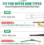 24" 19" 12" Windshield Wiper Blades Replacement - Image 8