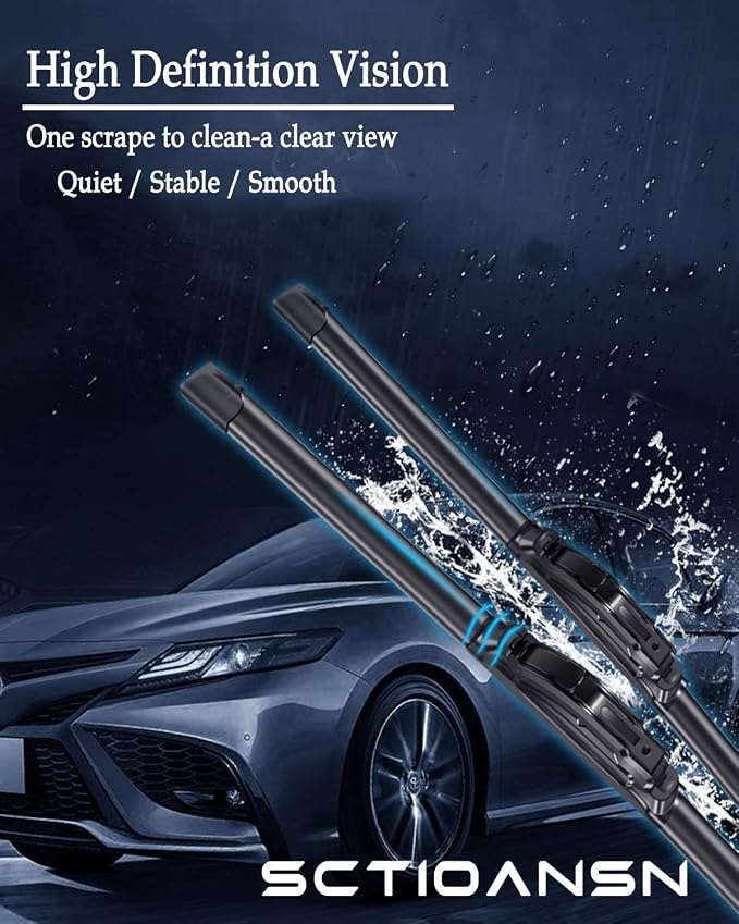 3Pcs Windshield Wiper Blades Set - Image 4