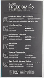 Cardo Systems FREECOM 4X Motorcycle 4-Way Helmet Bluetooth Communication System - Image 11