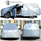 Tecoom Hard Shell Zipper Design Waterproof UV-Proof Windproof Car Cover - Image 4