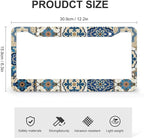Boho Mexican Tile License Plate Frames - Image 2