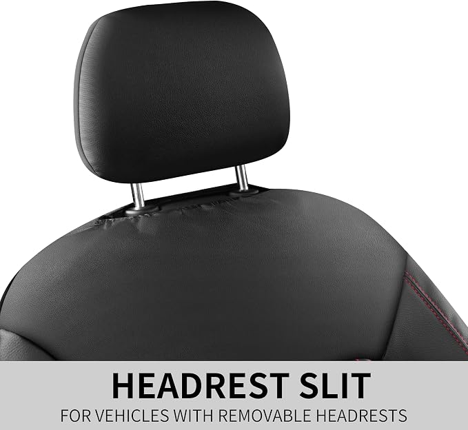 Car Seat Cover, Breathable and Waterproof Leather Seat Covers, Luxury PU - Image 8