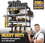 YYR 4 Layer Power Tool Organizer Wall Mount, Cordless Drill Hanger Storage Rack - Image 5